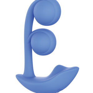 Melody Twin Balls Clit & G-Spot Vibrator - Blue