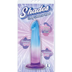 Shades Jelly TPR Gradient Dong Small - Blue/Purple