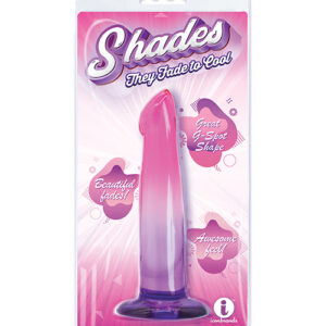 Shades Jelly TPR Gradient Dong Small - Pink/Purple