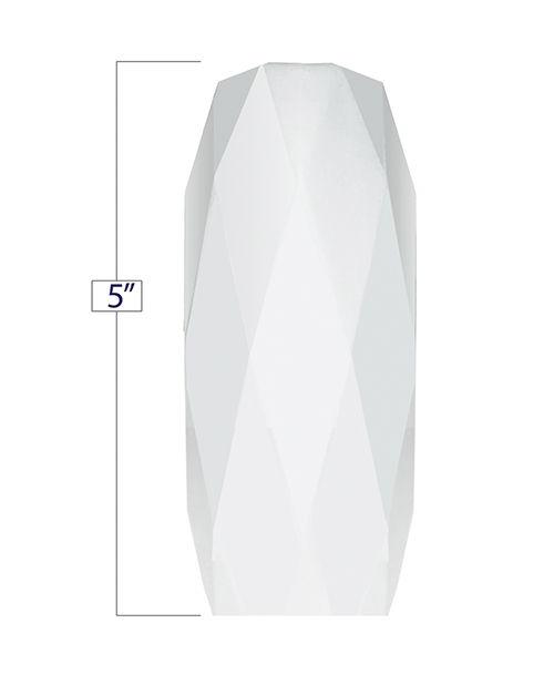 GeoStroker One 5" Ultra-Soft TPR Stroker - White - Image 2