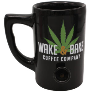 Wake & Bake Coffee Mug - 10 oz Black