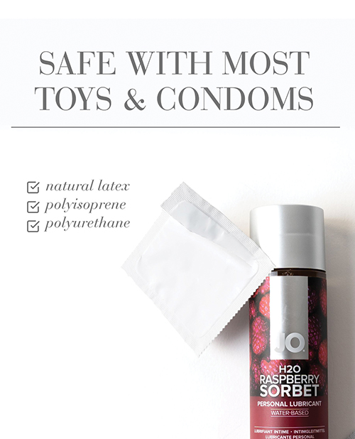 JO H2O - Raspberry Lubricant 4 oz - Image 3