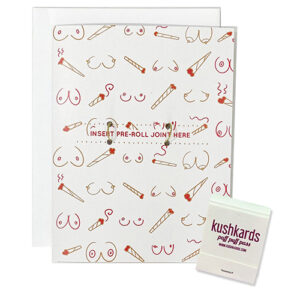 Doobies Boobies Greeting Card w/Matchbook