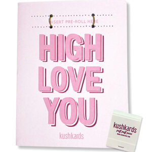 High Love You Greeting Card w/Matchbook