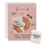 For The Record Greeting Card w/Matchbook