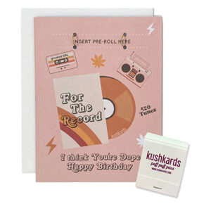 For The Record Greeting Card w/Matchbook