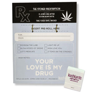 The Stoner Prescription Greeting Card w/Matchbook