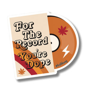 For the Record Sticker - Pack of 3