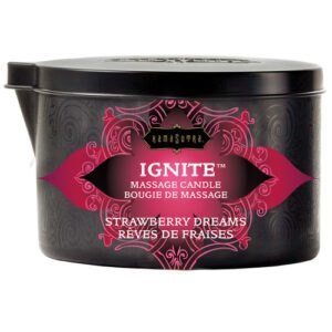 Kama Sutra Ignite Massage Soy Candle - Strawberry Dreams