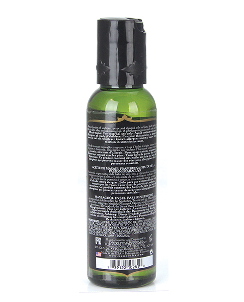 Kama Sutra Naturals Massage Oil - 2 oz Island Passion Berry - Image 3
