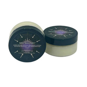 Kama Sutra Sex Magnet Massage Candle - Blue Lotus
