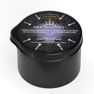Kama Sutra Sex Magnet Candle w/Pour Spout -Blue Lotus - 2 oz.