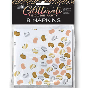 Glitterati Boobie Party Napkins - Pack of 8