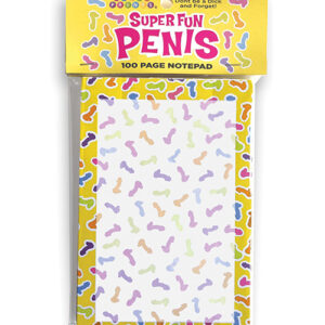 Super Fun Penis Notepad - 100 Sheet Notepad