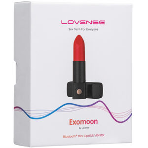Lovense Exomoon Lipstick Vibe - Red