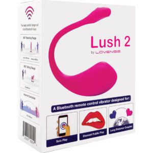Lovense Lush 2.0 Sound Activated Vibrator - Pink