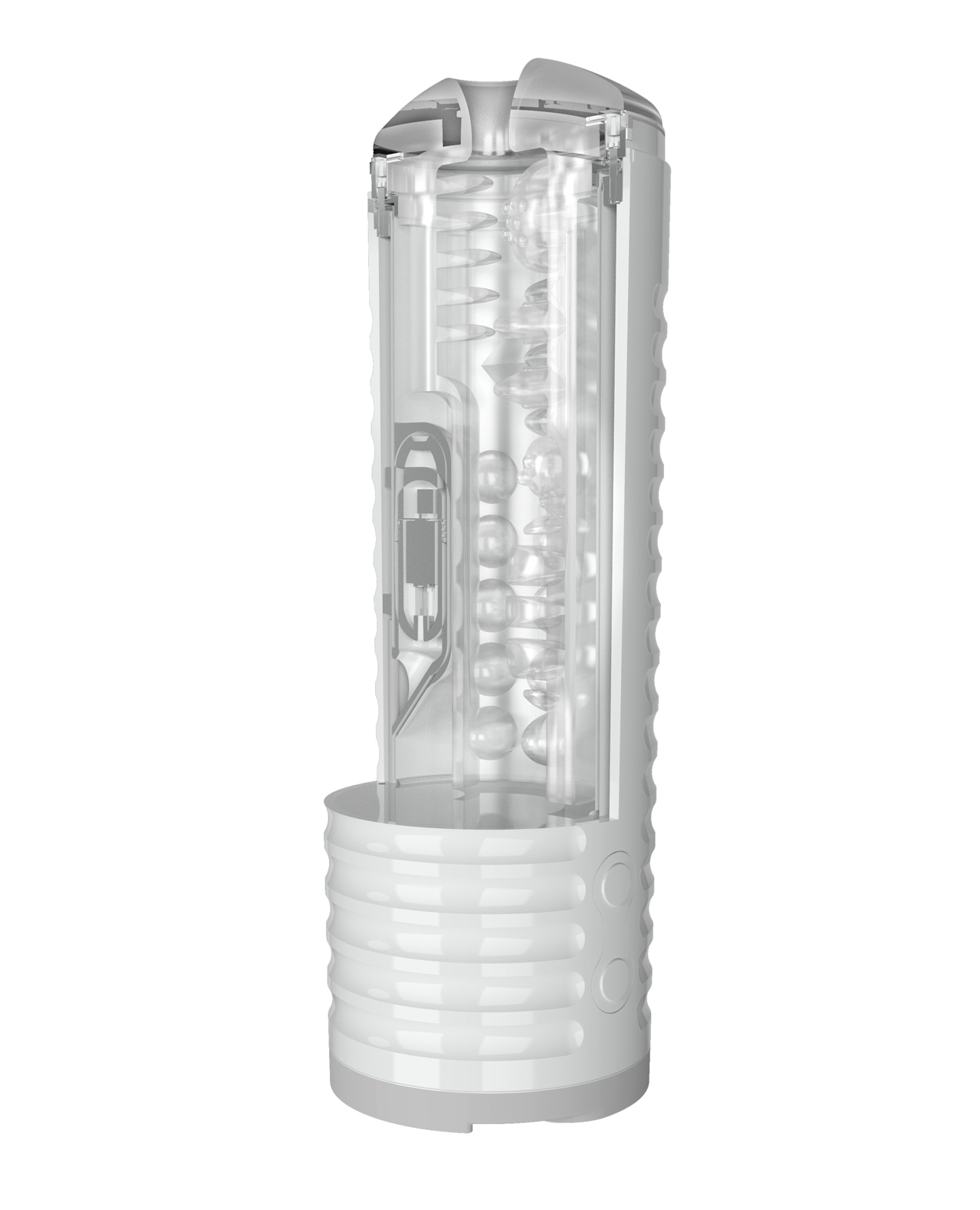 Lovense Max 2 Rechargeable Male Masturbator w/White Case - Clear Sleeve - Image 4