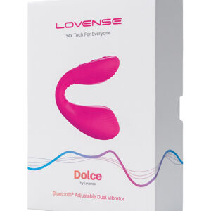 Lovense Dolce (Previously Quake) Adjustable Dual Stimulator - Pink