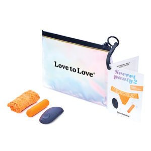 Love to Love Secret Panty Vibe 2 - Neon Orange