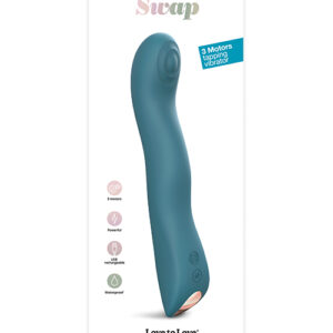 Love to Love Swap Tapping Vibrator - Teal Me