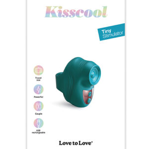 Love to Love Kisscool Tapping Finger Vibe - Teal Me