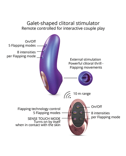 Love to Love Dreamer Mini Tongue Flicker - Iridescent Night - Image 4