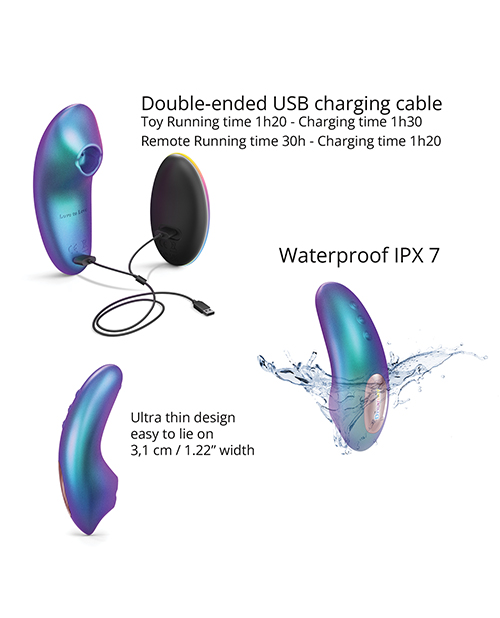 Love to Love Dreamer Mini Tongue Flicker - Iridescent Turquoise - Image 5