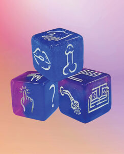 Love to Love Let's Dice w/Door Hanger - Blue