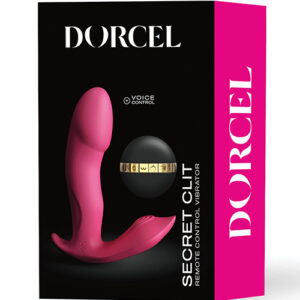 Dorcel Secret Clit Dual Stim Heating and Voice Control - Pink