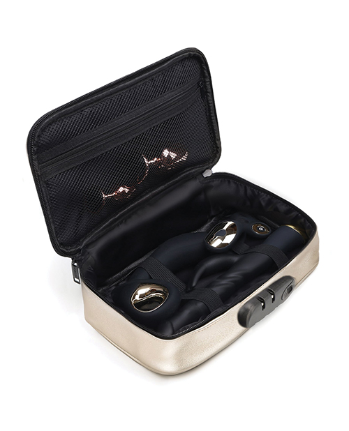 Dorcel Lockable Discreet Box - Luxury Gold - Image 3