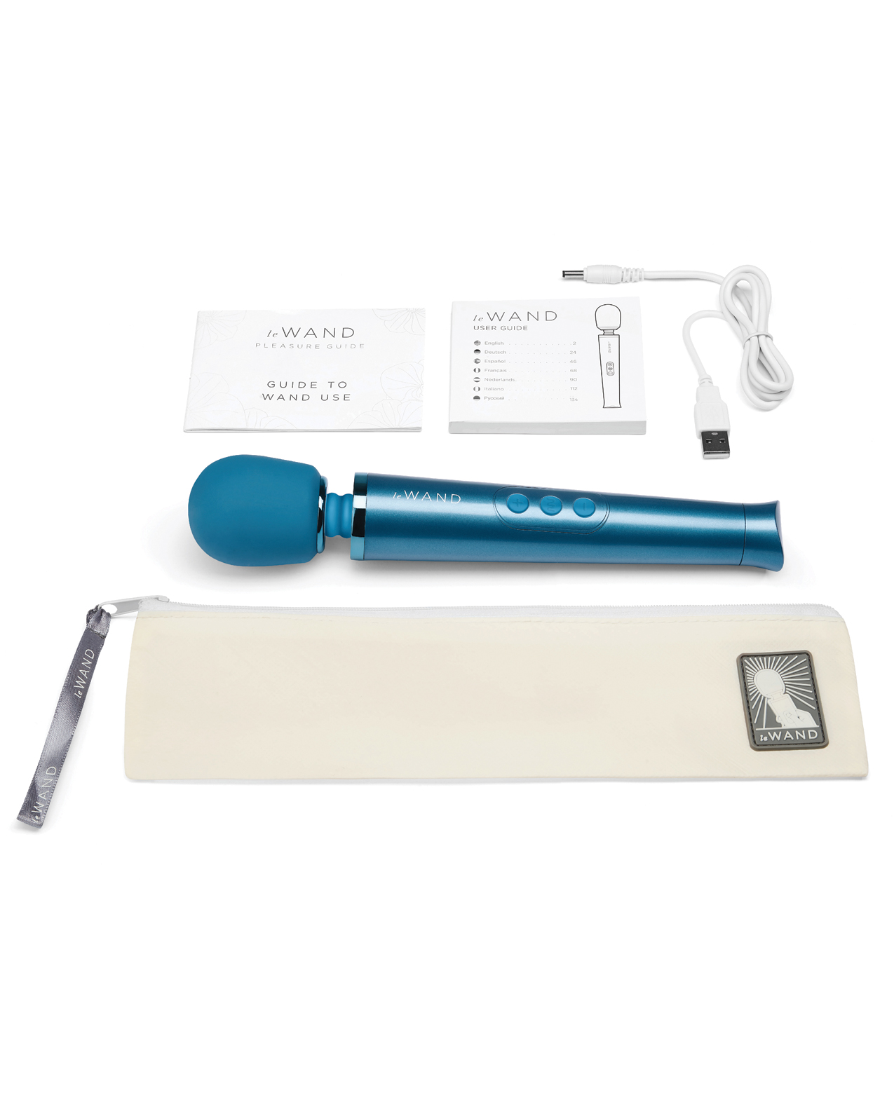 Le Wand Petite Rechargeable Massager - Blue - Image 5