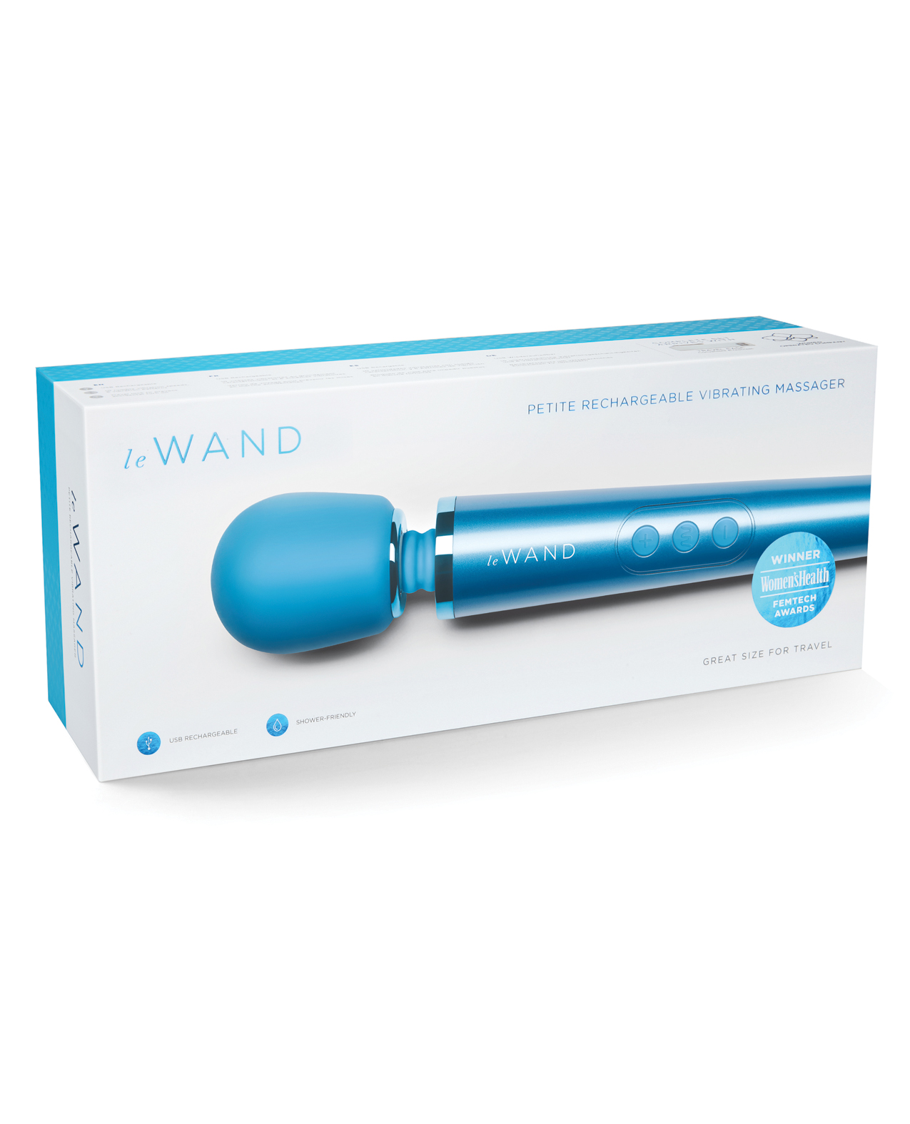 Le Wand Petite Rechargeable Massager - Blue - Image 6