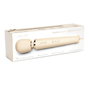 Le Wand Powerful Plug-In Vibrating Massager - Cream