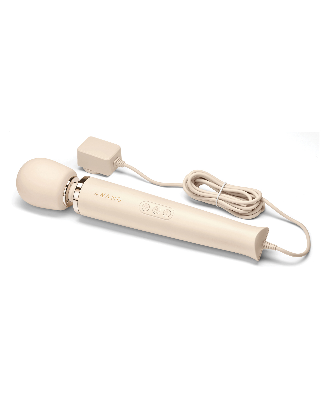 Le Wand Powerful Plug-In Vibrating Massager - Cream - Image 4