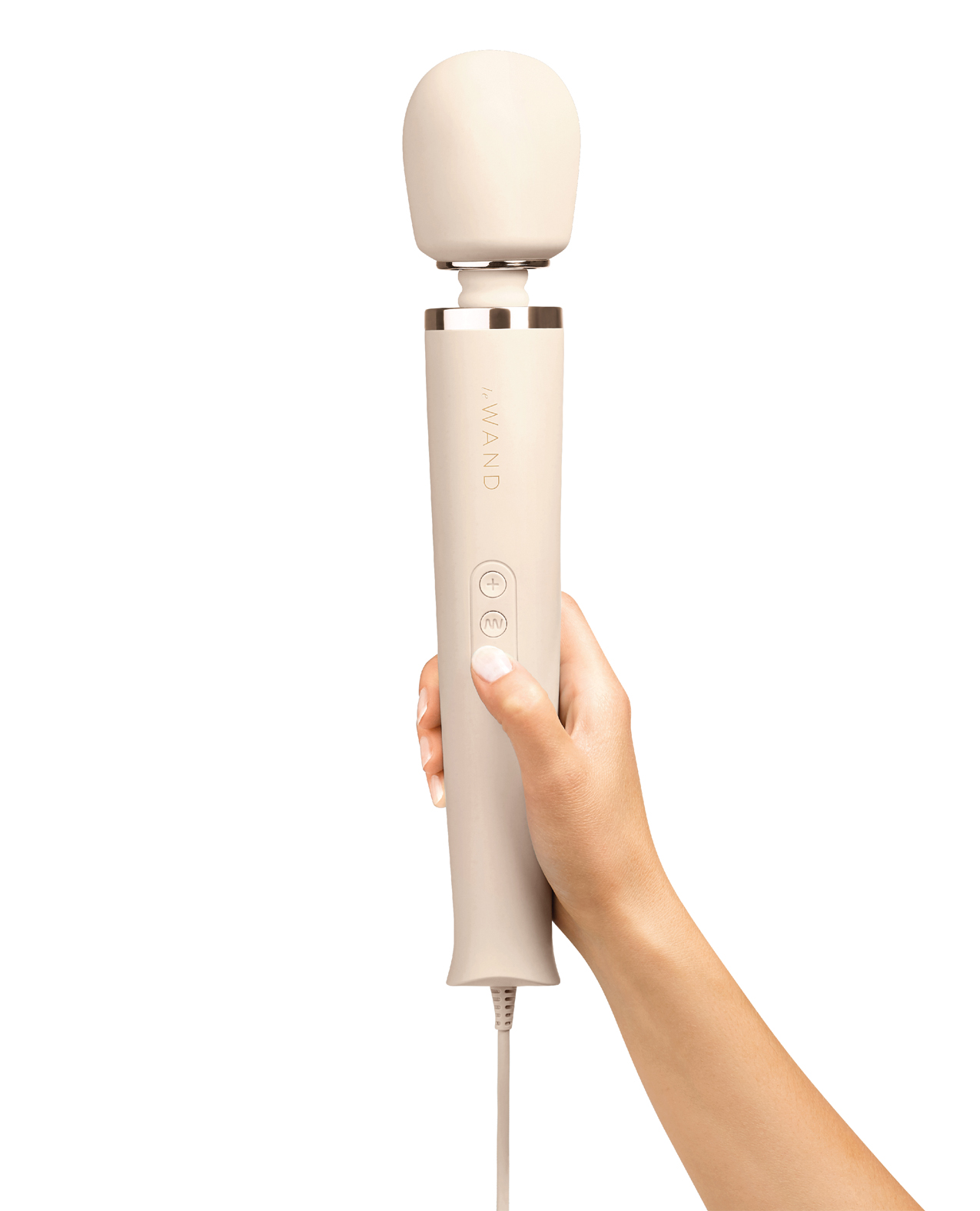 Le Wand Powerful Plug-In Vibrating Massager - Cream - Image 5