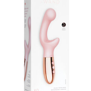 Le Wand XO Double Motor Wave Rechargeable Vibrator - Rose Gold