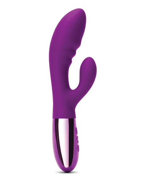 Le Wand BLEND Double Motor Rabbit Rechargeable Vibrator - Cherry - Image 5