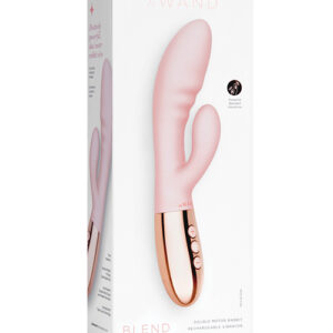 Le Wand BLEND Double Motor Rabbit Rechargeable Vibrator - Rose Gold