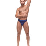 Diamond Mesh Bong Thong Blue S/M
