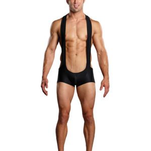 Male Power Sling Short Black L/XL