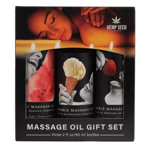 Earthly Body Edible Massage Oil Gift Set - 2 oz Watermelon