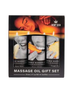 Earthly Body Edible Massage Oil Gift Set - 2 oz Banana