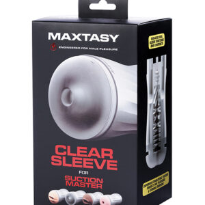 Maxtasy Suction Master Series Sleeve - Standard Clear