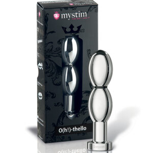 Mystim O(h!)-thello e-Stim Oval Aluminum Dildo