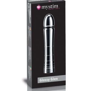 Mystim Glossy Glen e-Stim Aluminum Dildo