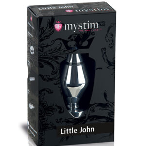 Mystim Little John Buttplug Small Aluminum - Silver