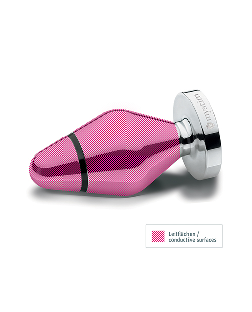 Mystim Little John Buttplug Small Aluminum - Silver - Image 5