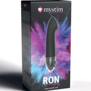 Mystim Right on Ron eStim G Vibrator - Black