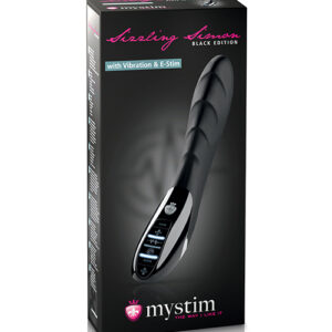 Mystim Sizzling Simon eStim Vibrator Black Edition - Black