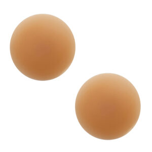 Neva Nude Yummy Skin Invisible Reusable Silicone Pasties - Mocha O/S